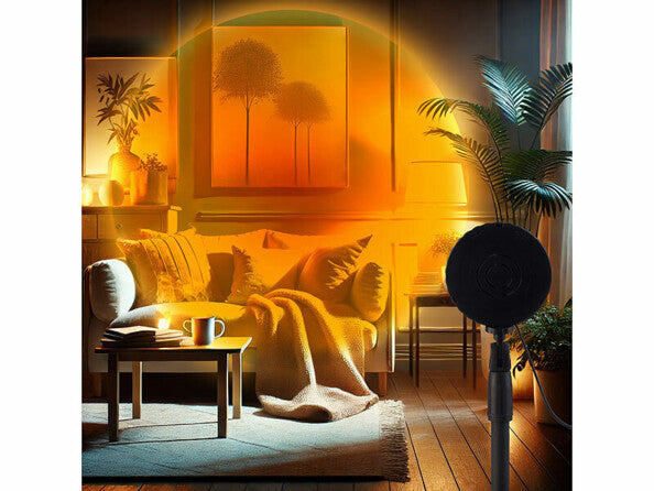 Sunset Lamp avec Télécommande & 16 Couleurs.