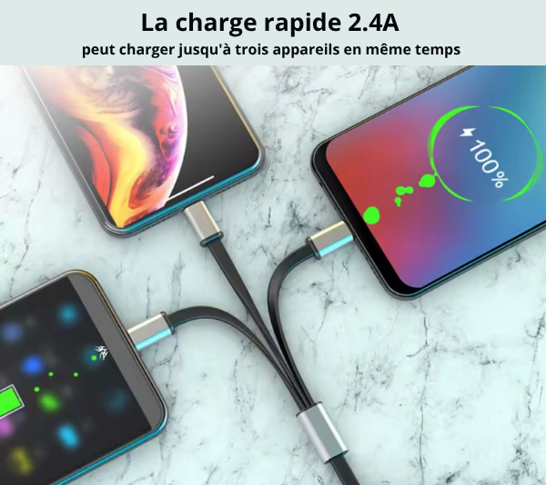 Chargeur 3-en-1 Compact & Ultra Rapide AKOLO-Strong