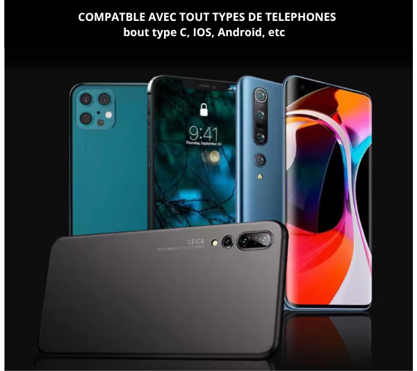 Chargeur 3-en-1 Compact & Ultra Rapide AKOLO-Strong