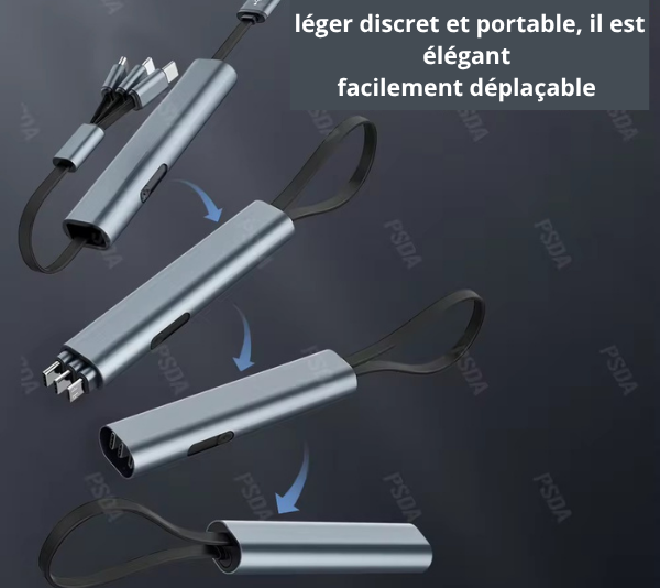 Chargeur 3-en-1 Compact & Ultra Rapide AKOLO-Strong