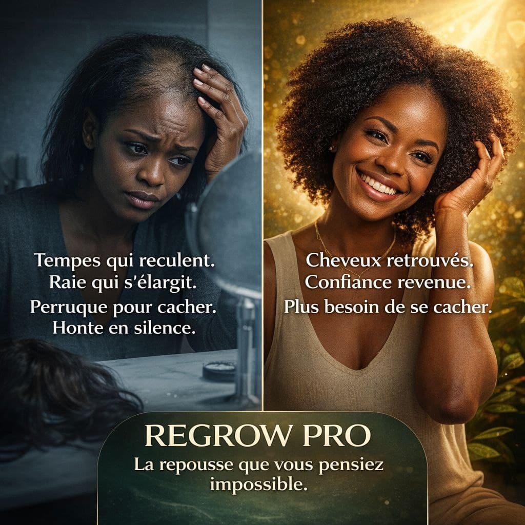Vos cheveux retrouvés en quelques semaines seulement.