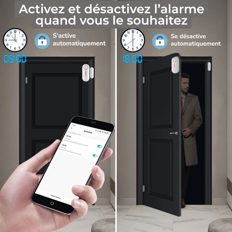 AlarmePort™ Capteur wifi