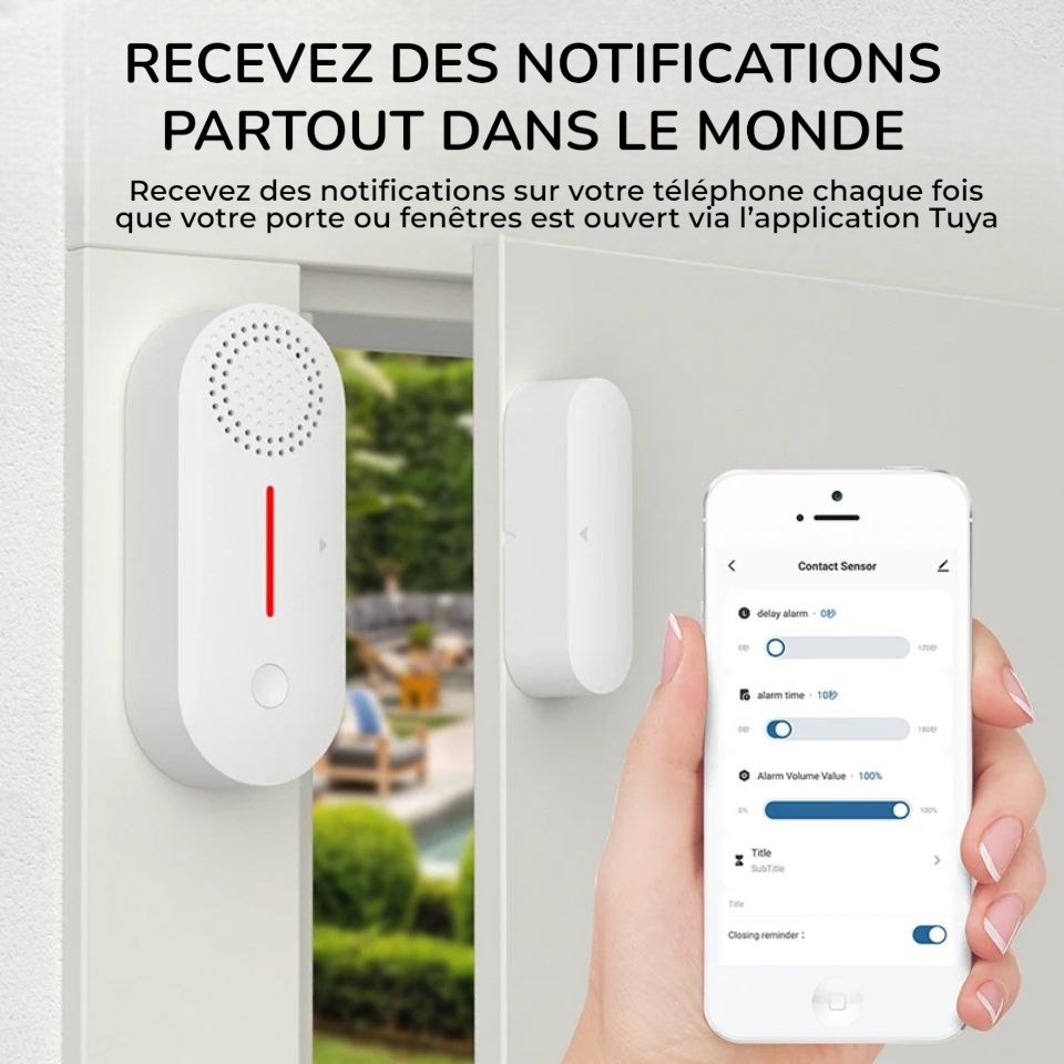 AlarmePort™ Capteur wifi
