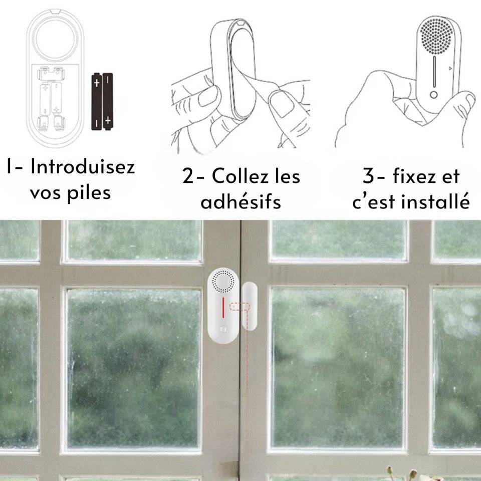 AlarmePort™ Capteur wifi