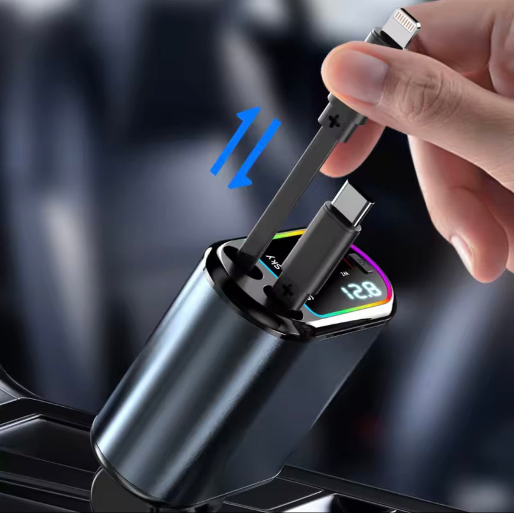 Super chargeur allume cigare 4en1