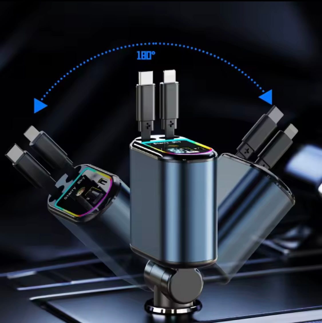 Super chargeur allume cigare 4en1