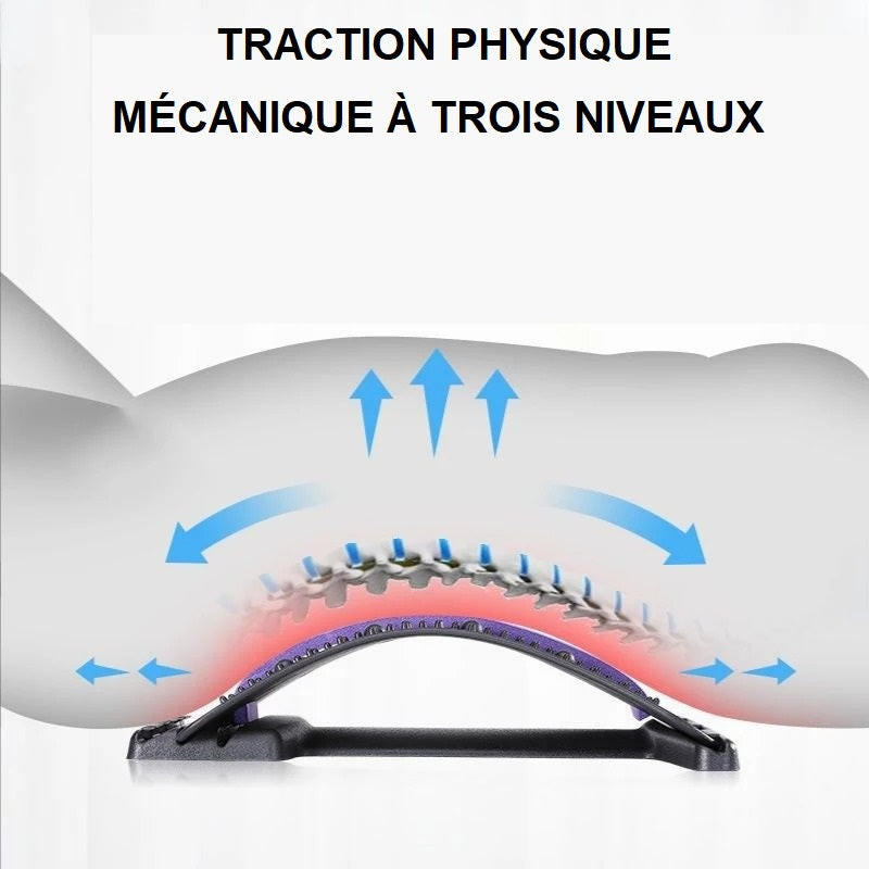 Civière Dorsale Orthopédique - Soulagement et Confort Personnalisé en 4 Niveaux