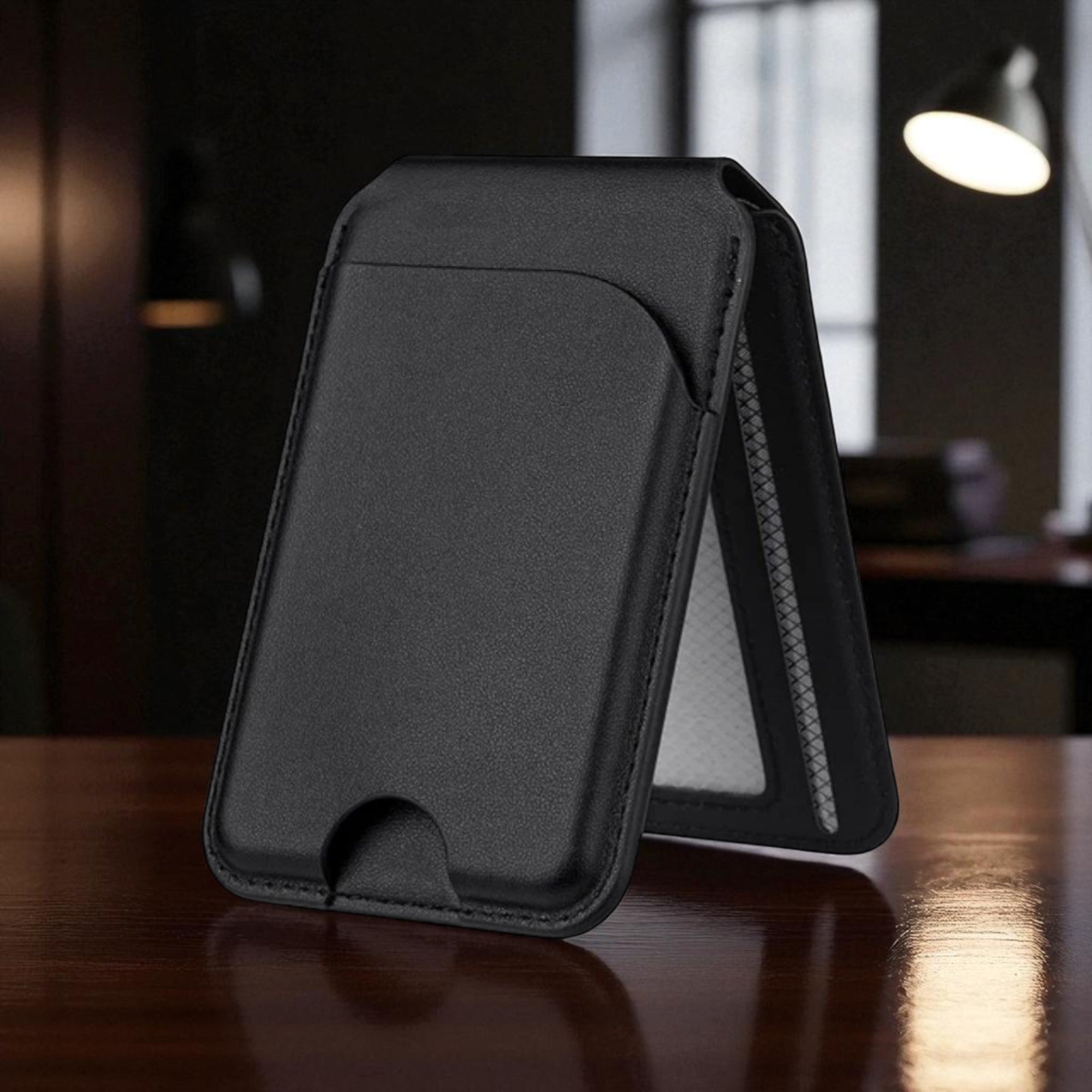 Porte-carte pliable magnétique 3-en-1